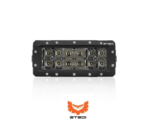 8 INCH ST4K 12 LED DOUBLE ROW LIGHT BAR