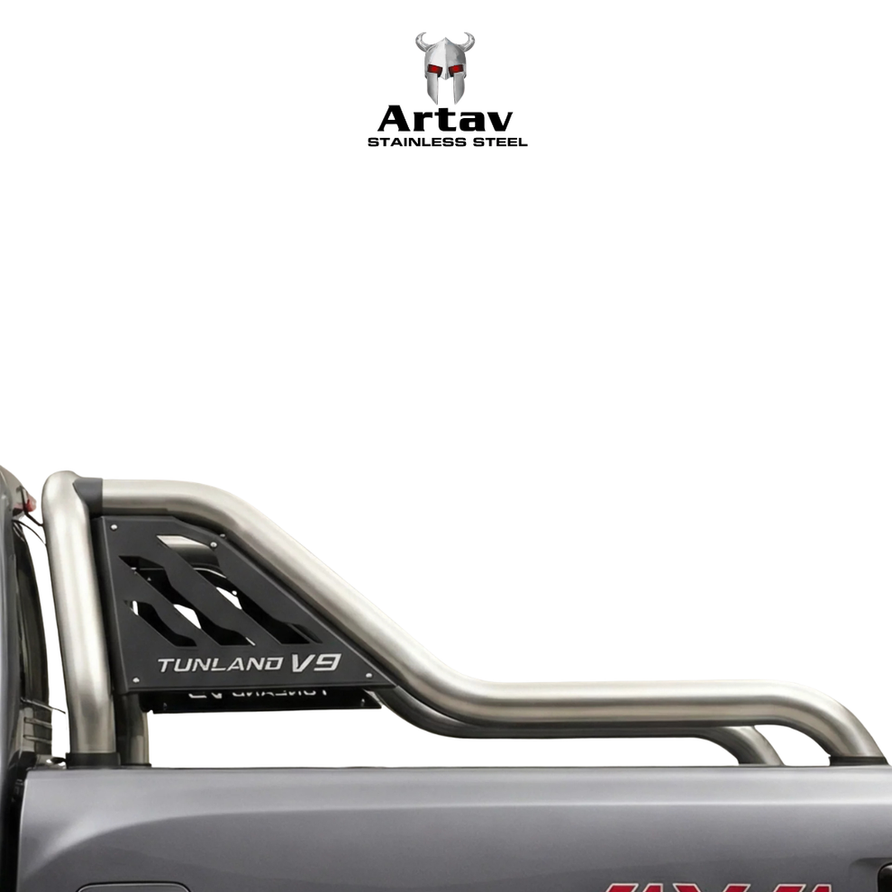 Foton Tunland V9 Extended Sports Bar w Steel Plate Stainless 2025 >