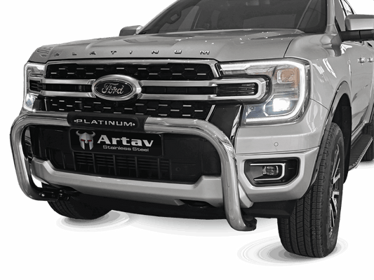 Ford Ranger & Everest Next Gen Platinum Nudge Bar Stainless 2023 >