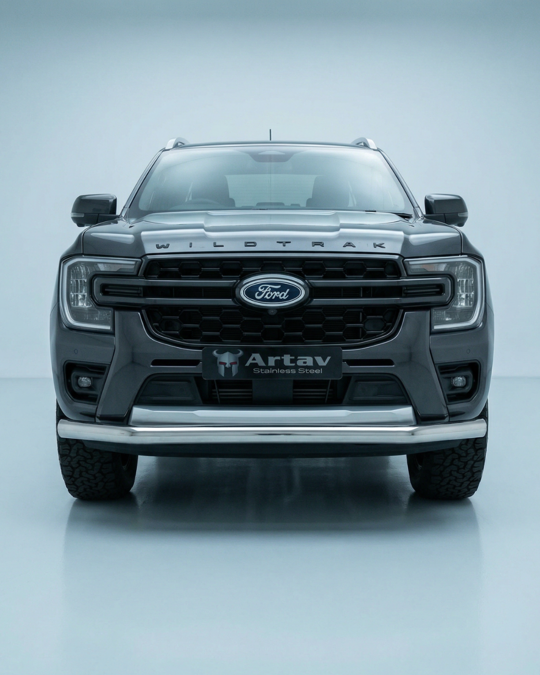 Ford Ranger Next Gen Front Styling Bar Single Tube Stainless 2023 >