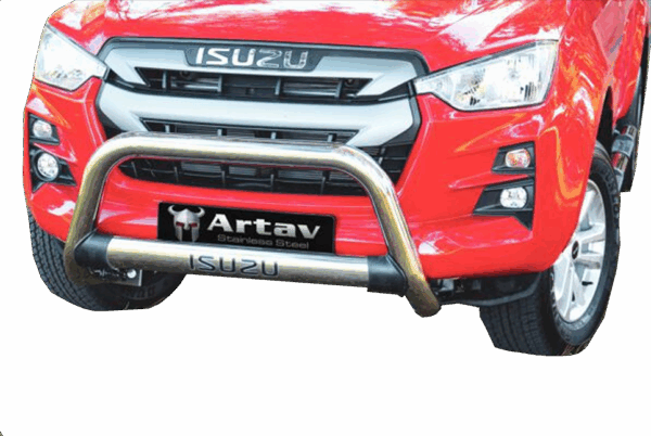Isuzu DMAX Nudge Bar W Oval Cross Member (Fits Gen 6 RT85 & Gen 7) 2018 >