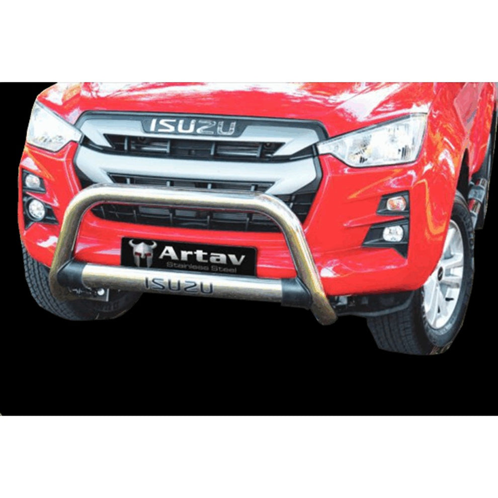 Isuzu DMAX Nudge Bar W Oval Cross Member (Fits Gen 6 RT85 & Gen 7) 2018 >