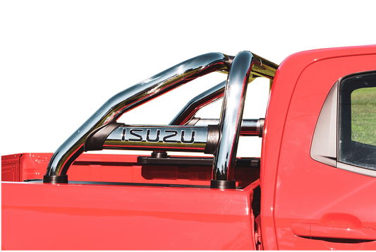 Isuzu DMAX Sports Bar Double Cab and Extended Cab Stainless (Fits Gen 6 & Gen 7) 2013 >