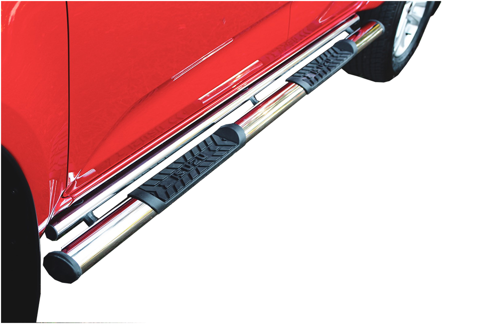 Isuzu DMAX Side Steps Double Cab & Extended Cab Stainless 2022 >