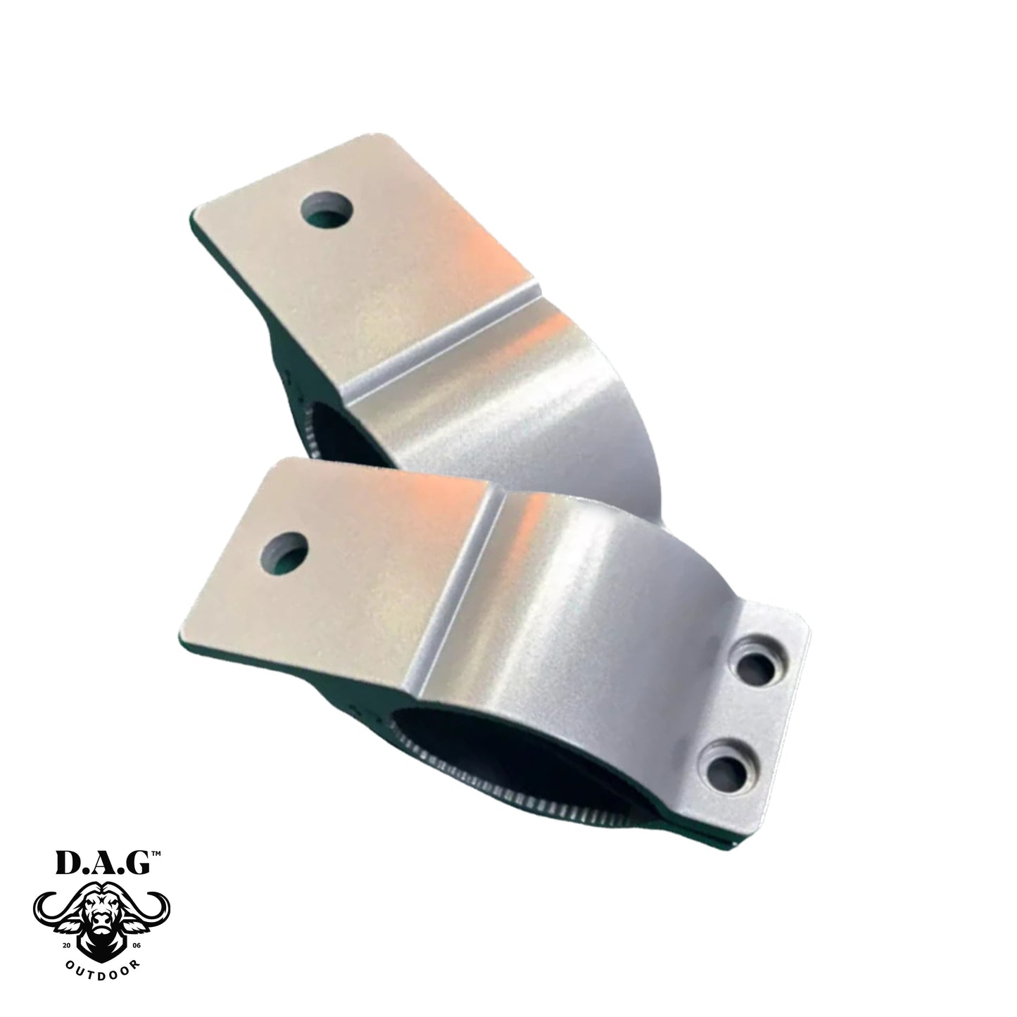 76 mm Spotlight Clamps Set 3" - Silver