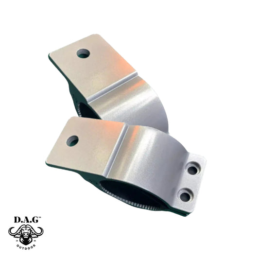 76 mm Spotlight Clamps Set 3" - Silver