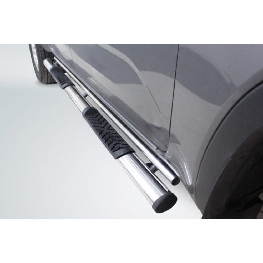 New VW Amarok Side Steps Double Cab Stainless 2023 >