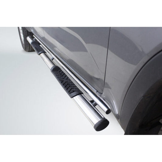 New VW Amarok Side Steps Double Cab Stainless 2023 >
