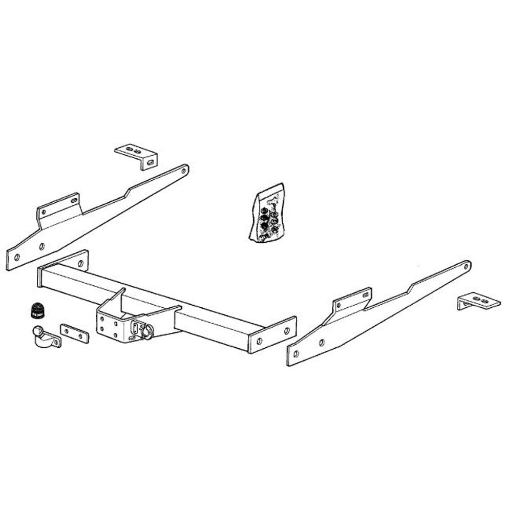 Nissan Interstar Box (X70) Flanged Ball Towbar Wiring Harness Included (2002-2010)