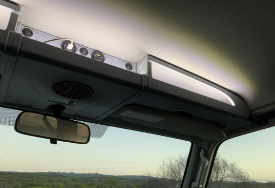 Bushindaba Land Cruiser 79 Full Face Roof Console S/C Black (2024+)