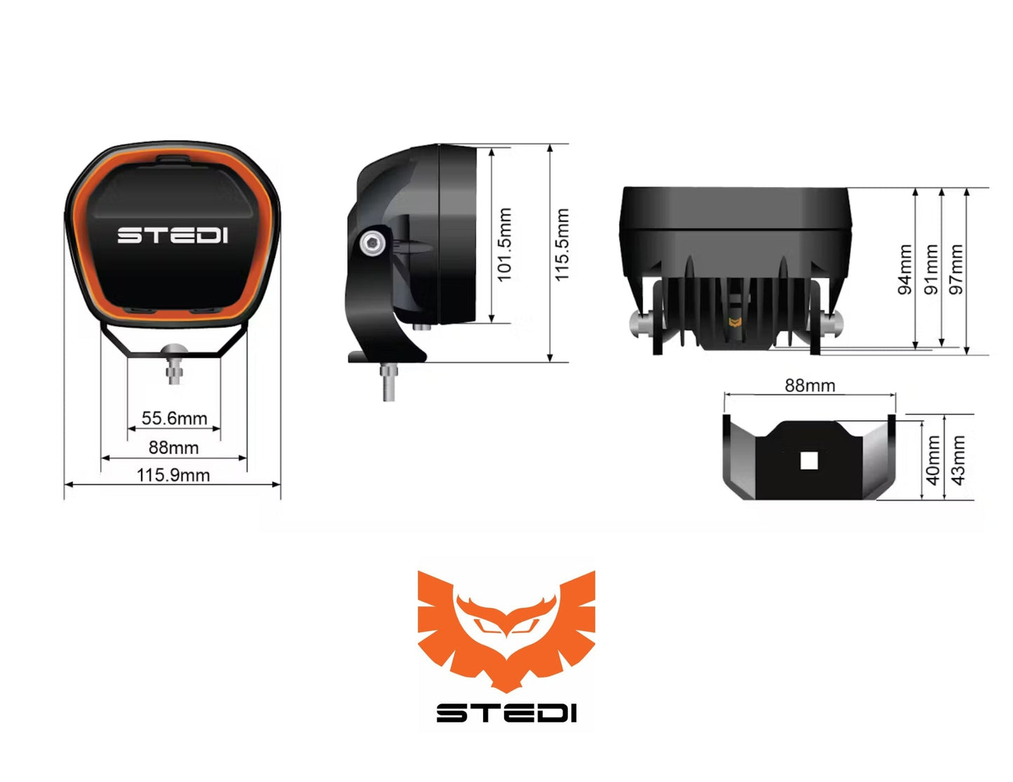 Stedi Type-X Evo Mini 4 Inch [Spot]