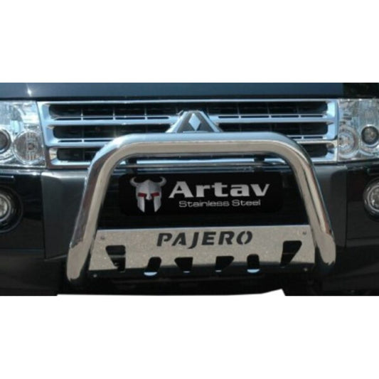 Mitsubishi Pajero Nudge Bar Stainless (Short Wheel & Long Wheel Base Models) 2008 - 2024