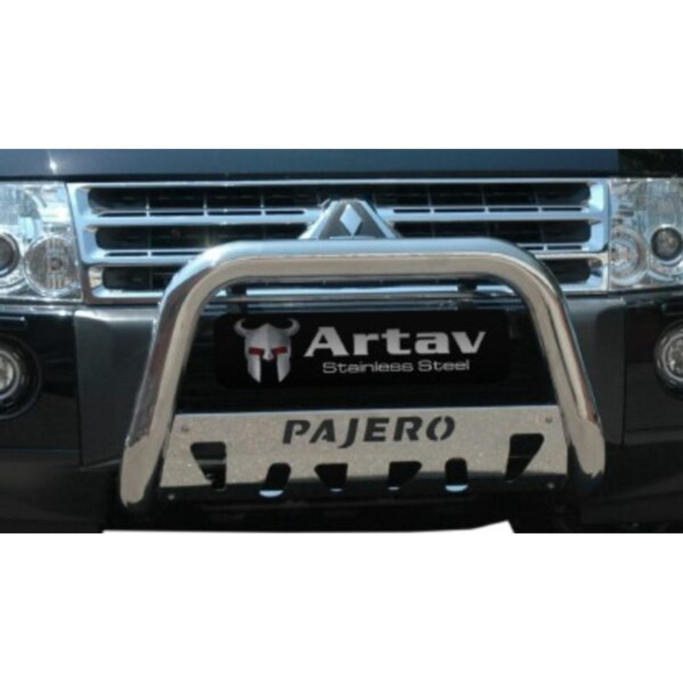 Mitsubishi Pajero Nudge Bar Stainless (Short Wheel & Long Wheel Base Models) 2008 - 2024
