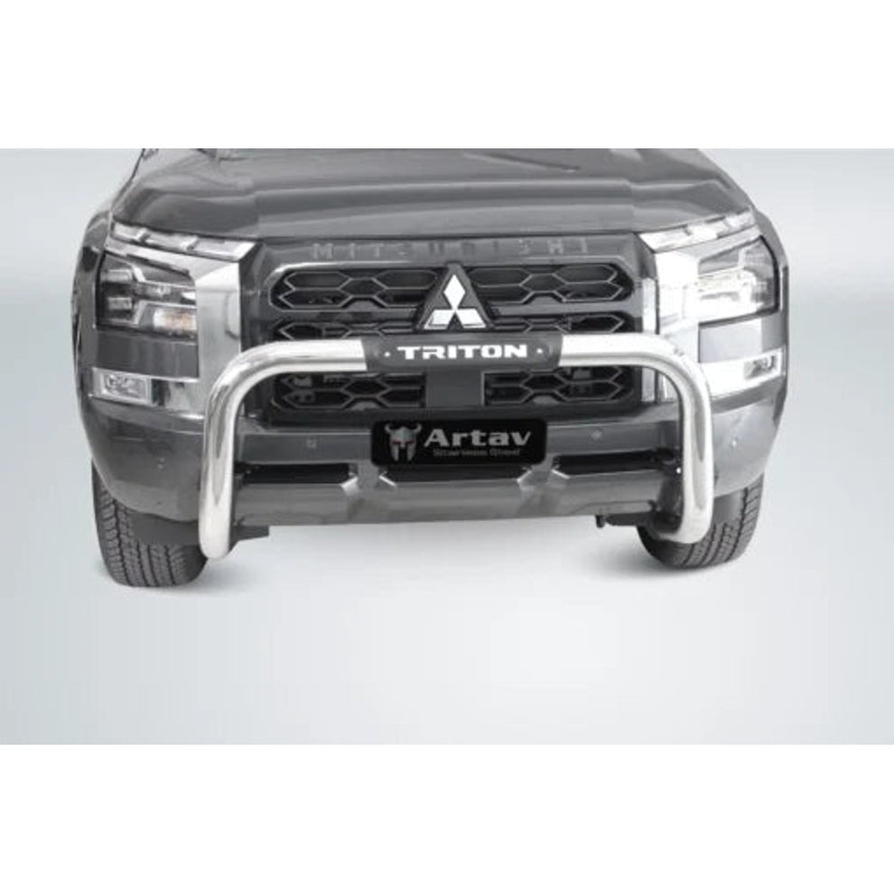 Mitsubishi Triton PDC Nudge Bar Stainless 2024 >