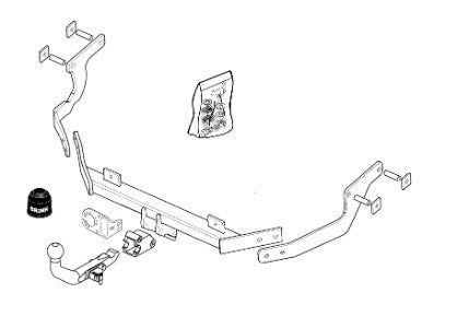 CITROËN XSARA  Detachable towbar  Wiring Harness Included