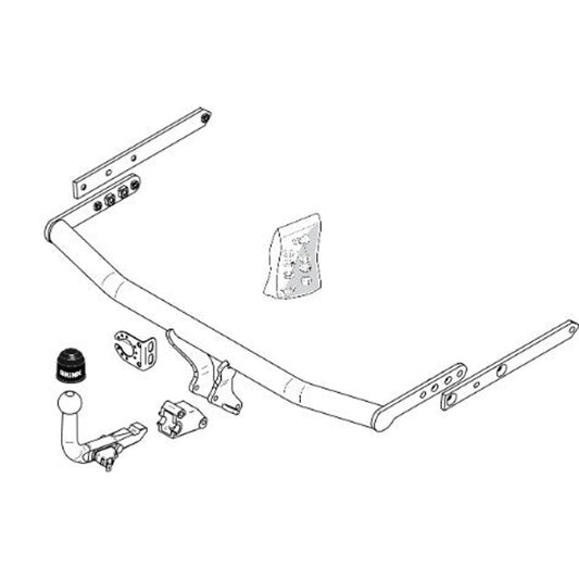 Ford Fiesta V Detachable Towbar Wiring Harness Included (2001-2010)