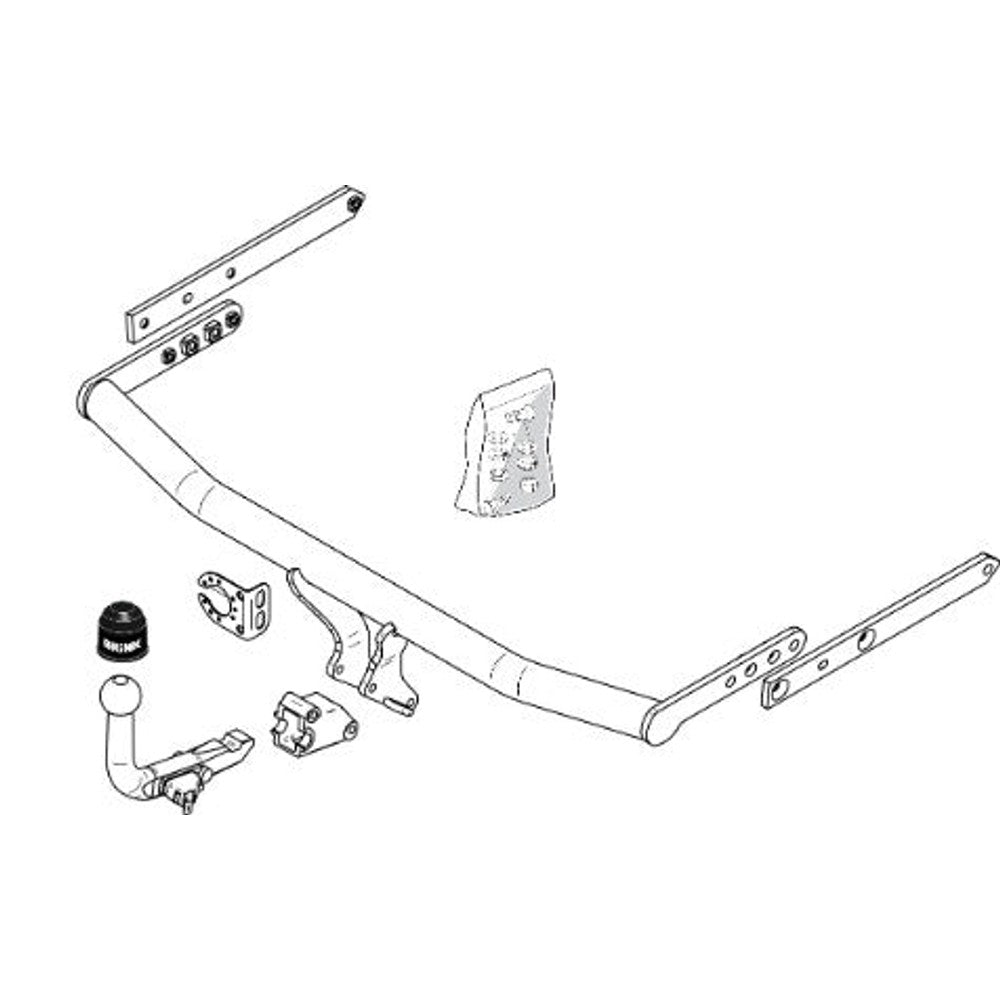 Ford Figo Detachable Towbar Wiring Harness Included (2010-2015)