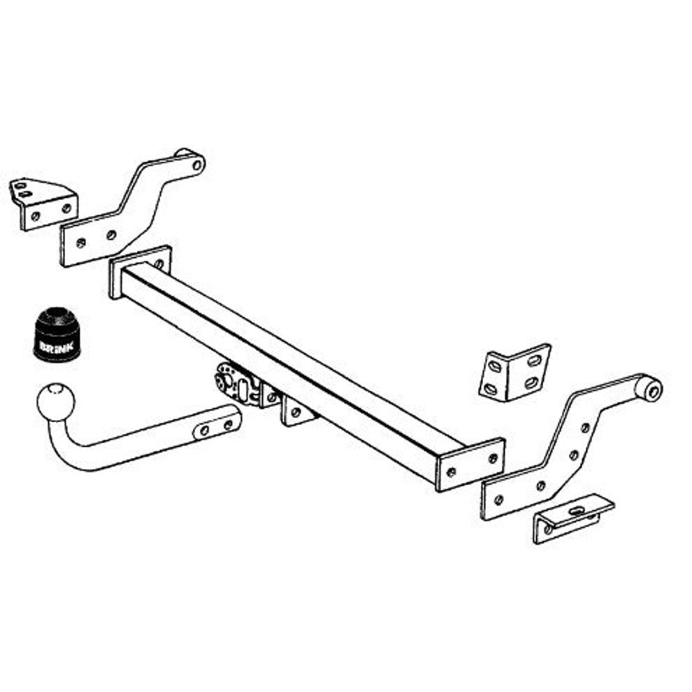 Renault Megane Scenic Rx Brink Swan Neck (Fixed) Wiring Harness Included (2003-2009)