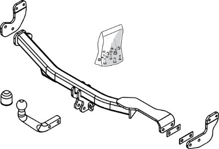 CITROËN C3 I (FC_)  Brink swan neck (fixed)  Wiring Harness Included