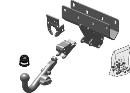 JEEP GRAND CHEROKEE III (WH, WK)  Detachable towbar  Wiring Harness Included