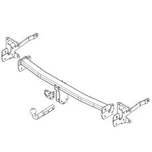 VW Caddy V Brink Swan Neck (Fixed) Wiring Harness Included (2022-Current)