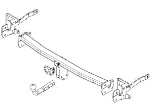 VW CADDY V  Brink swan neck (fixed)  Wiring Harness Included