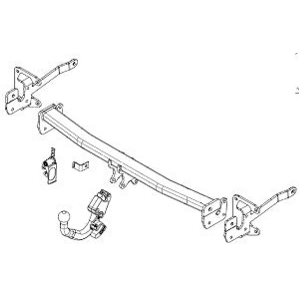 VW Caddy V Detachable Towbar Wiring Harness Included (2022-Current)