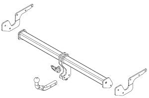 NISSAN QASHQAI III (J12)  Brink swan neck (fixed)  Wiring Harness Included