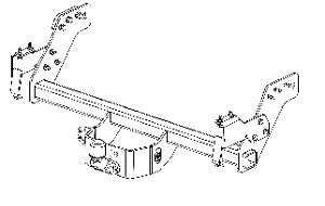 GWM P300  Flanged ball towbar  Wiring Harness Included