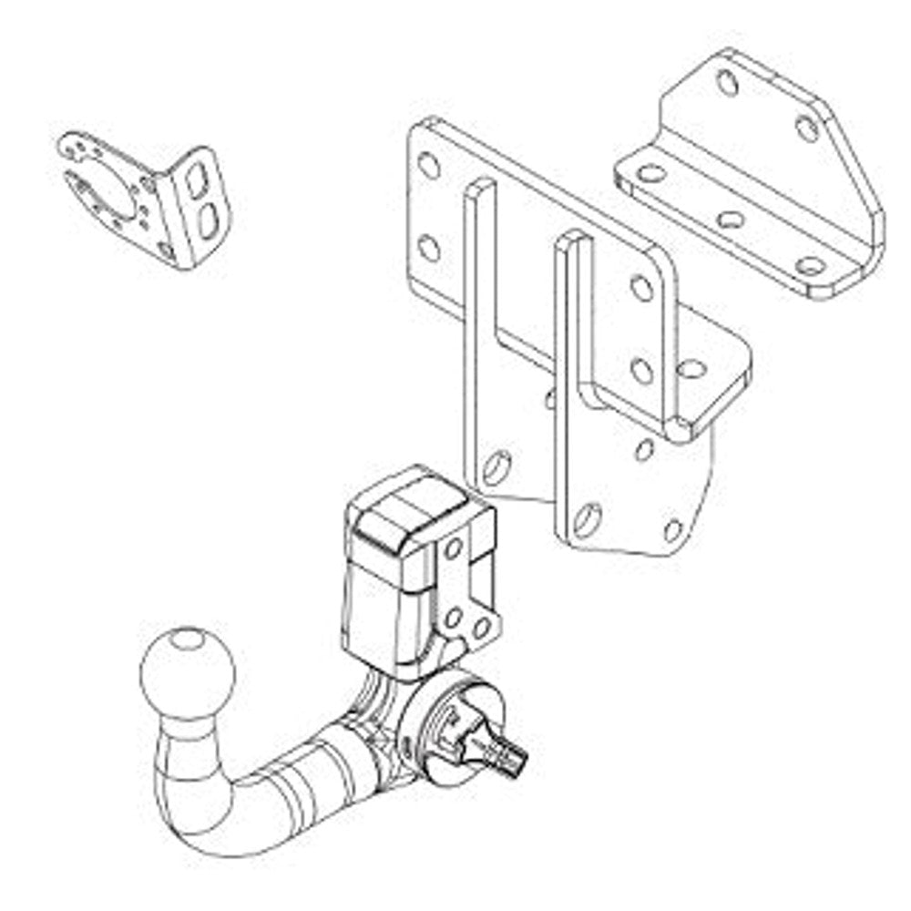 Toyota Land Cruiser 300 (J300) Detachable Towbar Plug n Play Wiring Harness Included (2023-Current)
