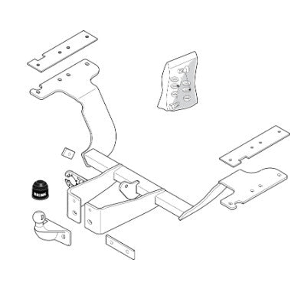 Honda CR-V Mk II (Rd_) Flanged Ball Towbar Wiring Harness Included (2001-2006)