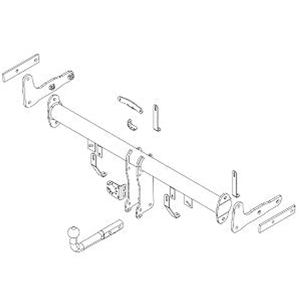 Kia Sportage (Ql, Qle) Brink Swan Neck (Fixed) Wiring Harness Included (2018-2021)