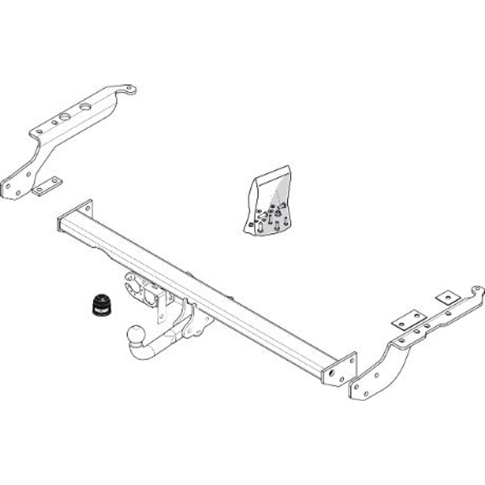 Subaru Forester (Sg_) Brink Swan Neck (Fixed) Wiring Harness Included (2002-2007)