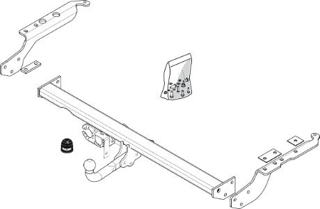SUBARU FORESTER (SF_)  Brink swan neck (fixed)  Wiring Harness Included