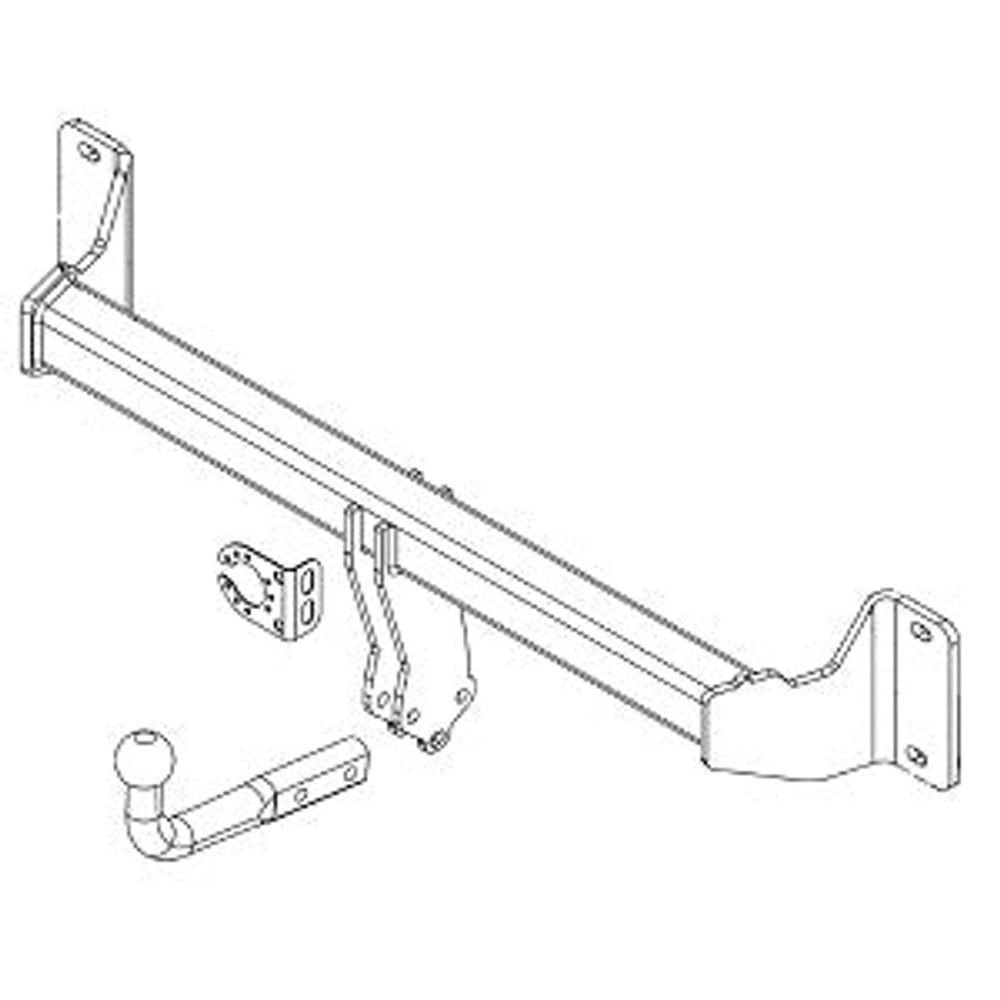 BMW X1 (U11) Brink Swan Neck (Fixed) Wiring Harness Included (2023-Current)