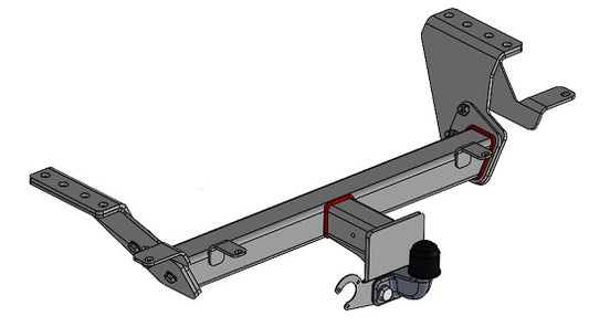 FORD RANGER (P703)  Flanged ball towbar  Wiring Harness Included