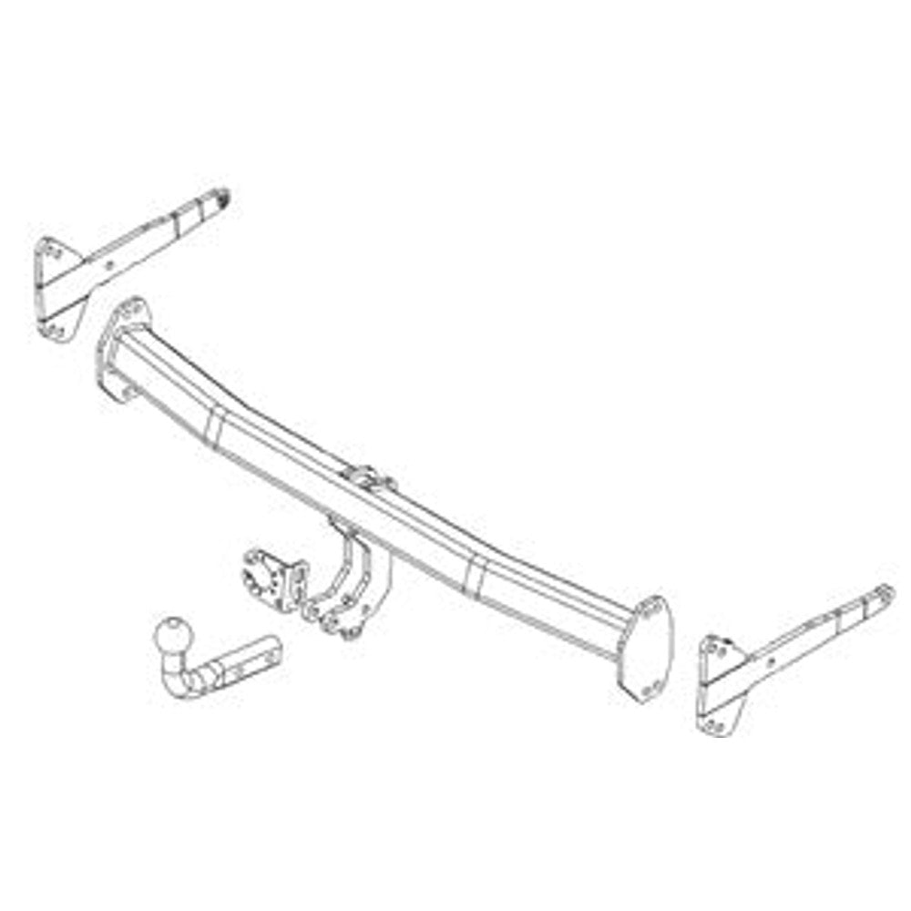 Audi A3 Sportback (8VA, 8VF) Brink Swan Neck (Fixed) Wiring Harness Included (2016-2021)