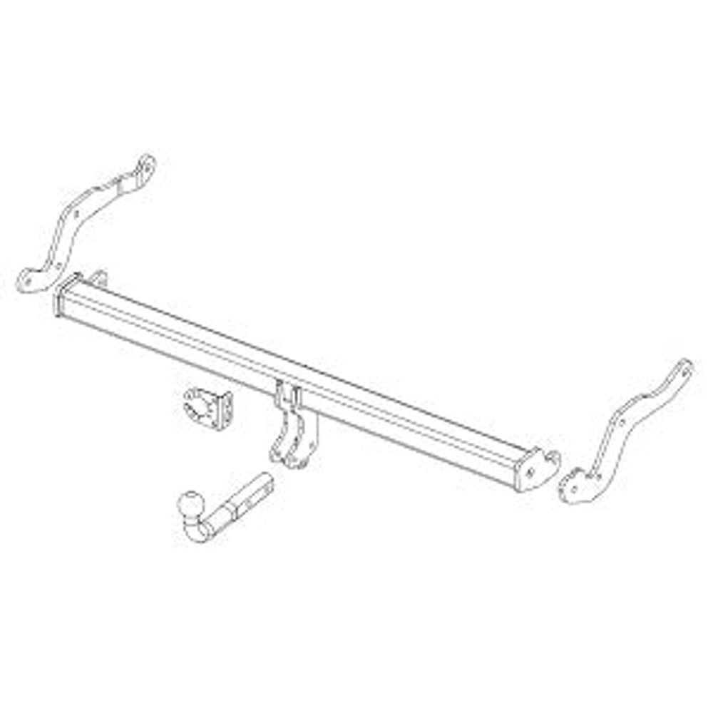 Renault Duster Brink Swan Neck (Fixed) Wiring Harness Included (2025-Current)