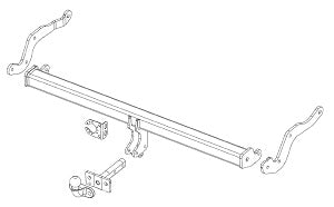 RENAULT DUSTER  Flange ball towbar  Wiring Harness Included