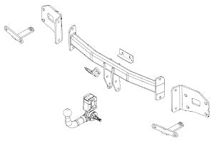 BYD SEAL  Detachable towbar  Wiring Harness Included