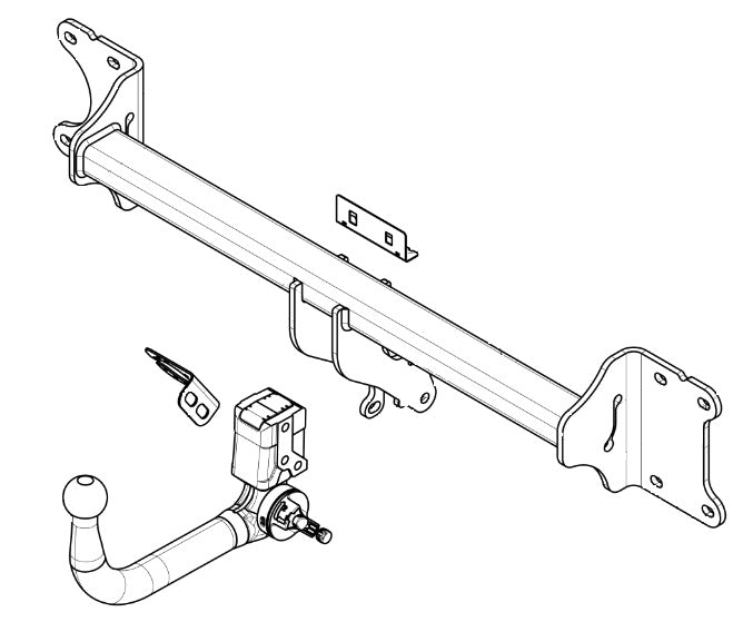 BYD Atto 3 Detachable Towbar Wiring Harness Included (2023-Current)