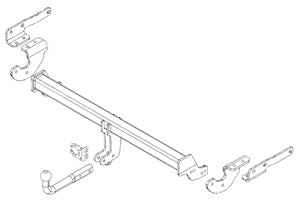 Mitsubishi Outlander IV Brink Swan Neck (Fixed) Wiring Harness Included (2023-Current)