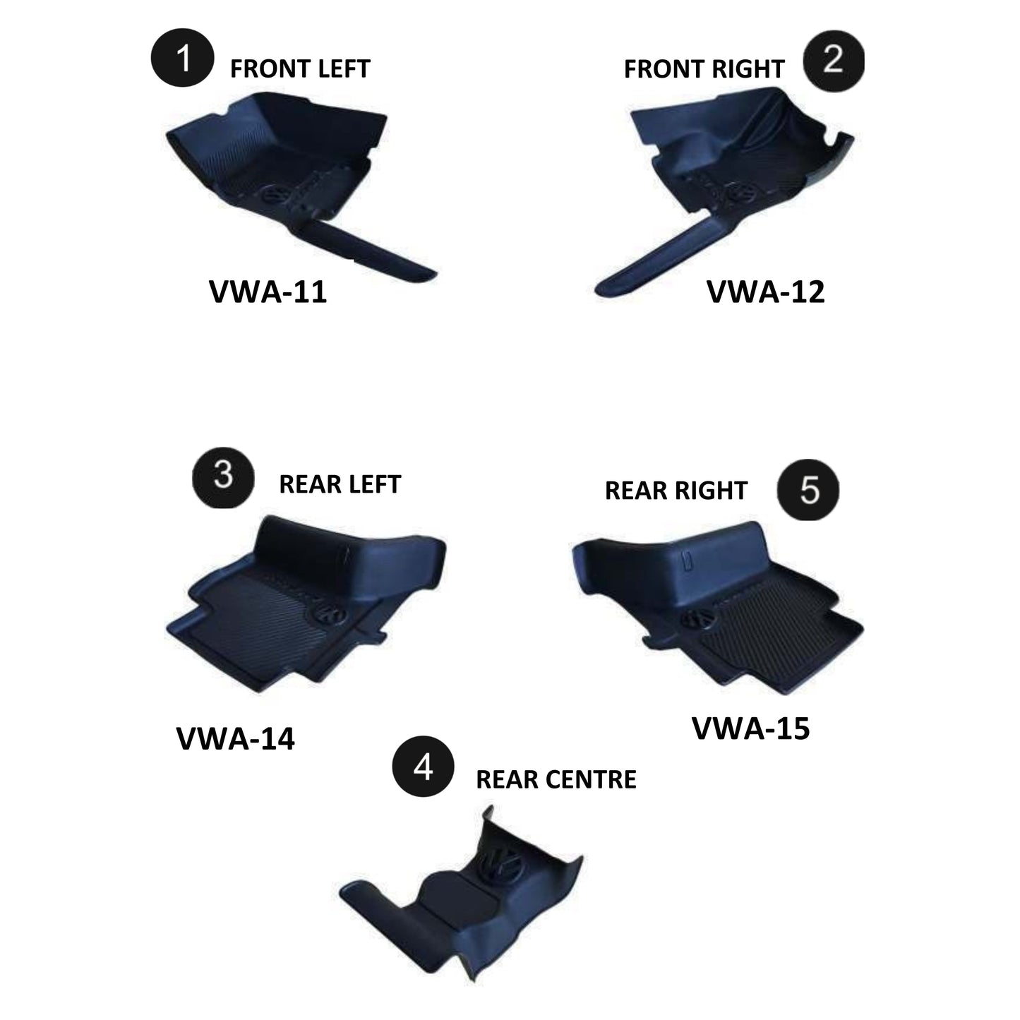VW AMAROK 2023- PRESENT | LEFT REAR MAT [3]