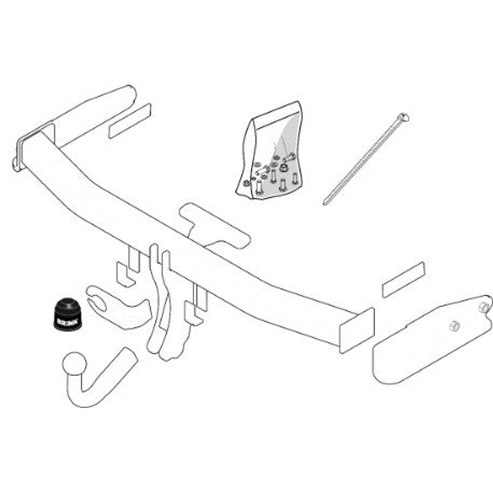 Mazda Tribute (Ep) Brink Swan Neck (Fixed) Wiring Harness Included (2004-2006)