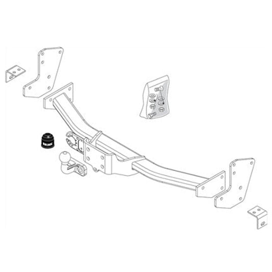 Mercedes-Benz Vito Bus (W639) Flanged Ball Towbar Wiring Harness Included (2005-2014)