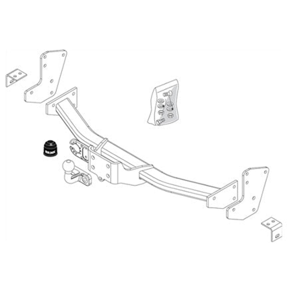 Mercedes-Benz Vito Bus (W639) Flanged Ball Towbar Wiring Harness Included (2005-2014)