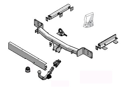 MERCEDES-BENZ C-CLASS (W203)  Detachable towbar  Wiring Harness Included