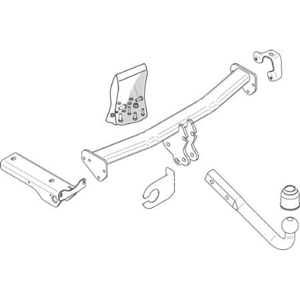 Land Rover Freelander 2 (L359) Brink Swan Neck (Fixed) Wiring Harness Included (2006-2014)