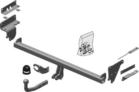 NISSAN QASHQAI / QASHQAI +2 I (J10)  Brink swan neck (fixed)  Wiring Harness Included
