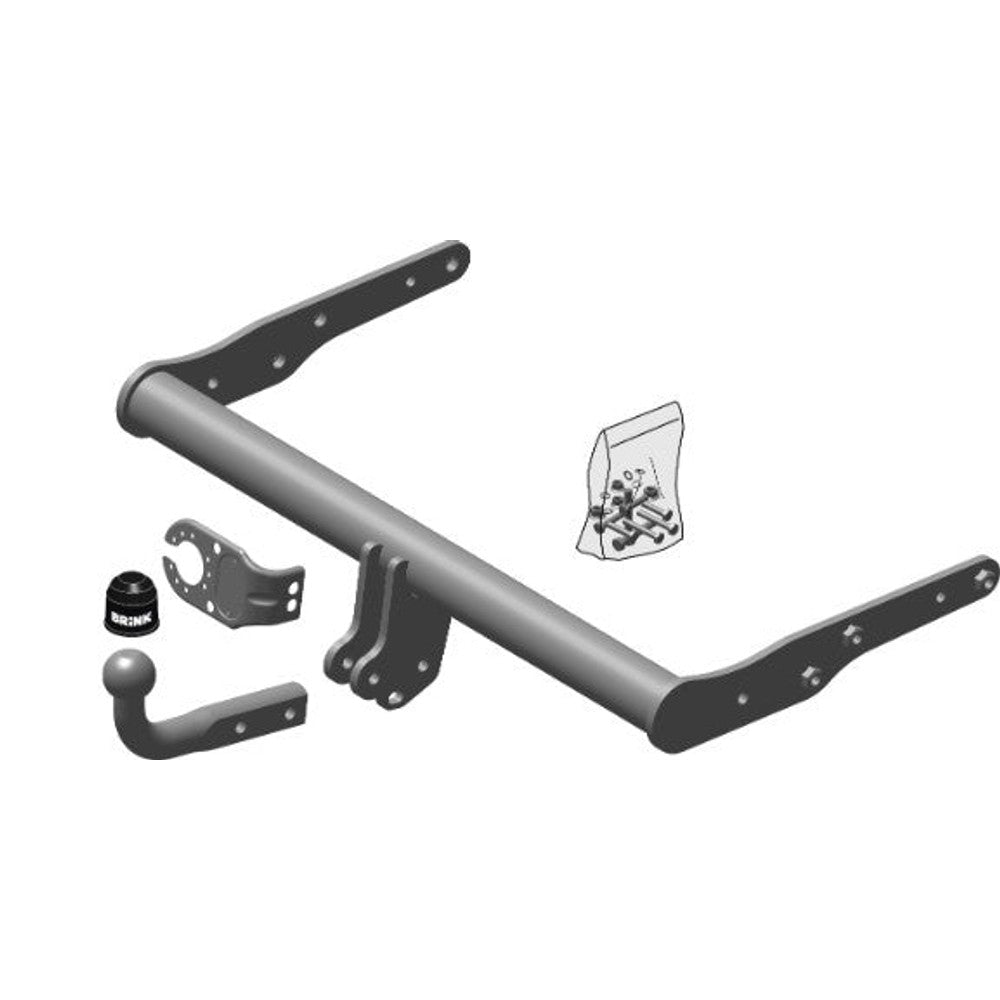 VW Transporter Box / Bus (T5,T6) Brink Swan Neck (Fixed) Wiring Harness Included (2003-2025)
